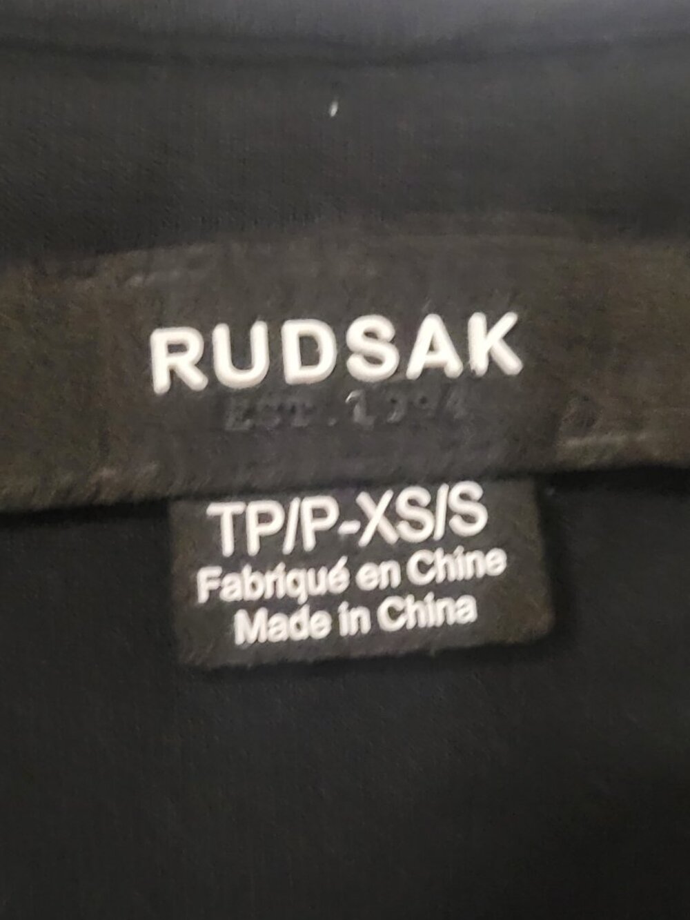 RUDSAK Peggy Cardigan - Black - Genuine Leather Cuffs - Size XS/S - Picture 6 of 6
